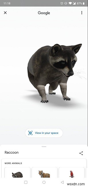 Googleの3D動物を自宅のリビングに呼び出す方法｜AR検索の使い方を徹底解説
