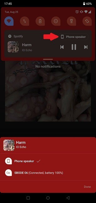 Androidのクイック設定で音楽コントロールを表示・操作する方法