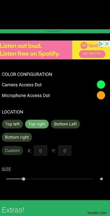 【Android】無料アプリ「Access Dots」でアプリがバックグラウンドでマイク・カメラを使っていないか見張る方法