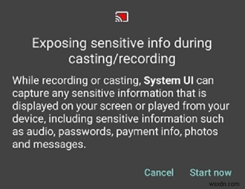 Android 10に隠されたスクリーンレコーダーを有効にする方法