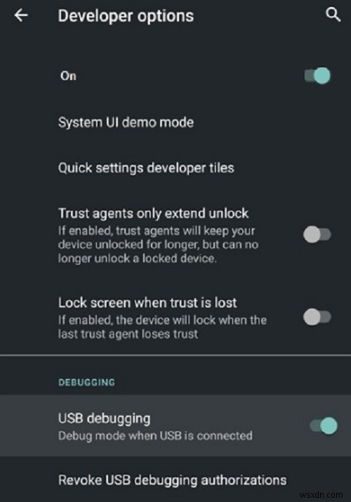 Android 10に隠されたスクリーンレコーダーを有効にする方法