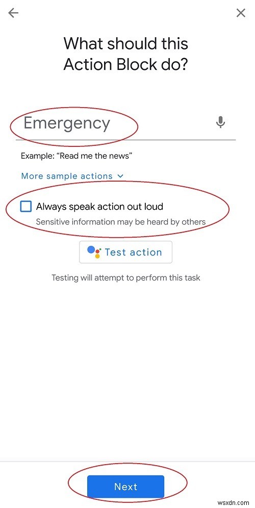 GoogleアシスタントでAndroidの緊急ルーチンを作成する方法