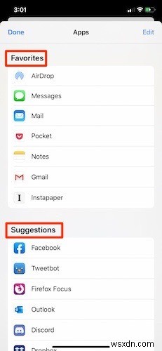 iOSの「共有シート」をカスタマイズする方法|よく使うアプリとアクションを整理しよう
