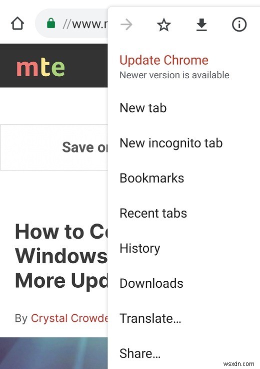 Android版ChromeでWebページをPDFとして保存する方法
