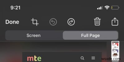 iOSでWebサイトのフルページスクリーンショットを撮ってPDF保存・共有する方法