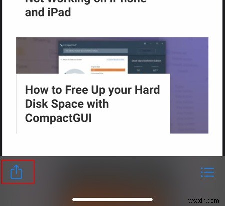 iOSでWebサイトのフルページスクリーンショットを撮ってPDF保存・共有する方法