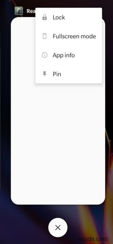 Androidでアプリの画面を固定(ピン留め)する方法