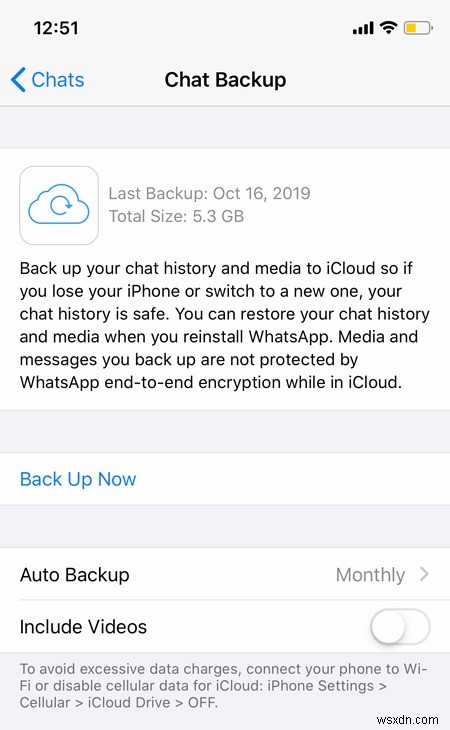iOSでWhatsAppのチャットをiCloudにバックアップする方法【完全ガイド】