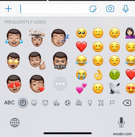 iPhone/iPadでミーモジ(Memoji)ステッカーを作成・送信する完全ガイド
