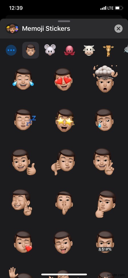 iPhone/iPadでミーモジ(Memoji)ステッカーを作成・送信する完全ガイド