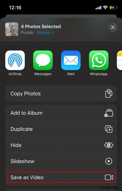 iOS 13でライブフォトを1本の動画にまとめる方法