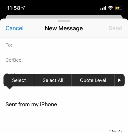 iOSの「メール」アプリで写真・動画・ファイルを添付する方法