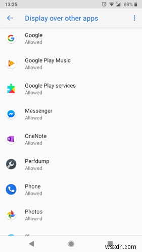 Androidの「画面オーバーレイが検出されました」エラーを解決する方法