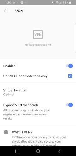 Android版Operaブラウザの無料VPNの使い方|設定手順を徹底解説