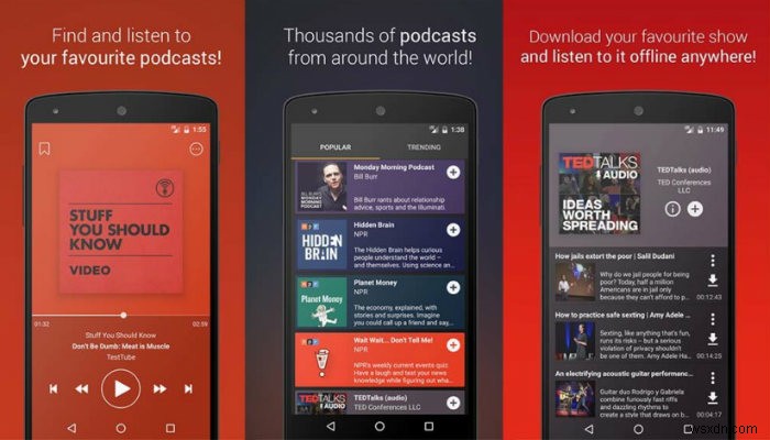 無料で使えるAndroidポッドキャストアプリ おすすめ5選