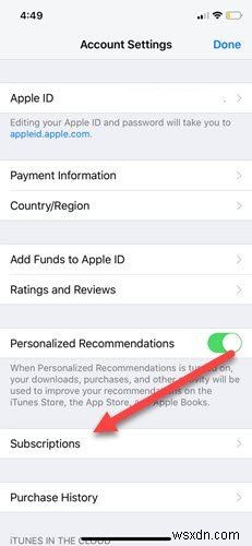 iPhoneからiTunesサブスクリプションを管理・解約する方法