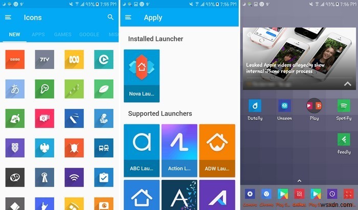 AndroidのNova Launcherを彩るおすすめテーマ・アイコンパック6選