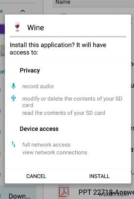 Wineを使ってAndroidでWindowsアプリを実行する方法
