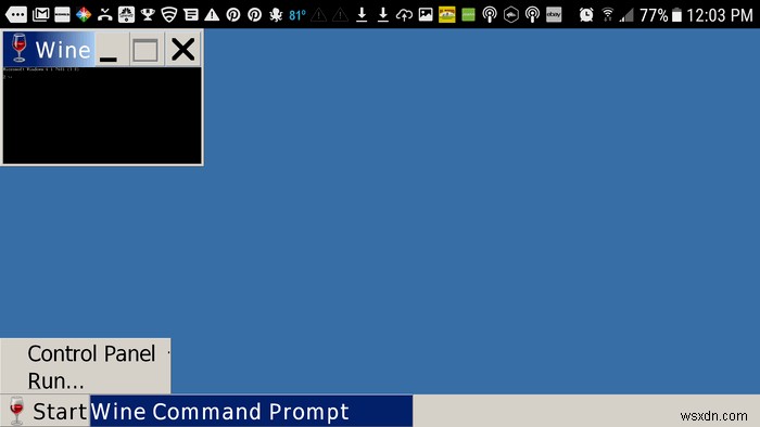 Wineを使ってAndroidでWindowsアプリを実行する方法