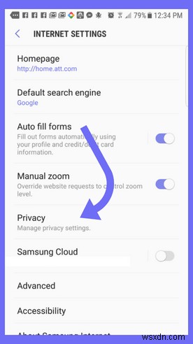 Androidでシークレットモードをパスワードで保護する方法【Samsung Internet】