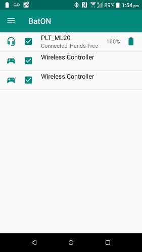 AndroidでペアリングしたBluetoothアクセサリのバッテリー残量を確認する方法