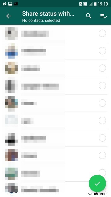 【Android】特定の連絡先からWhatsAppステータスを非表示にする方法