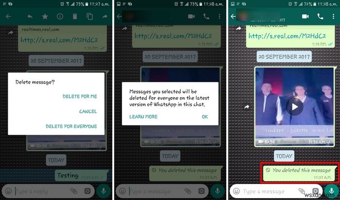 WhatsAppで送信したメッセージを取り消す方法!全員への削除手順と注意点