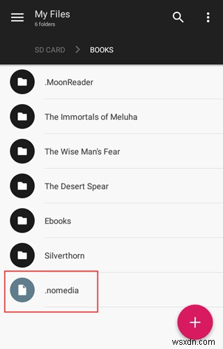 Androidの音楽プレイヤーやギャラリーに不要なファイルを表示させない方法