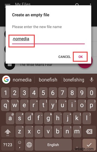 Androidの音楽プレイヤーやギャラリーに不要なファイルを表示させない方法