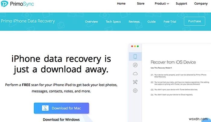 Primo iPhoneデータ復元ソフトでデジタルライフを守る!失ったデータを取り戻す方法