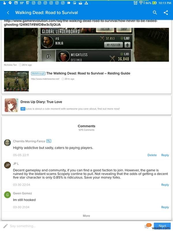 PlayMoboレビュー：お気に入りのゲームをフォローして、無料ギフトカードを獲得しよう