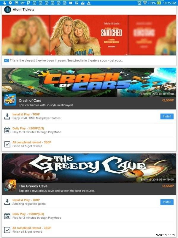PlayMoboレビュー：お気に入りのゲームをフォローして、無料ギフトカードを獲得しよう