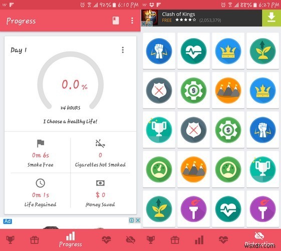 禁煙を成功に導く無料Androidアプリ5選|節約額や健康改善も見える化