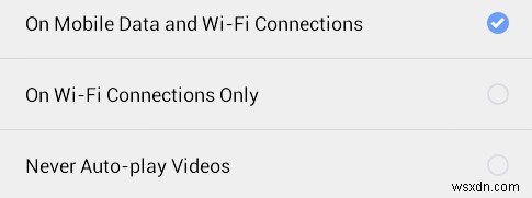 Android版Facebookで動画と音声の自動再生を無効にする方法