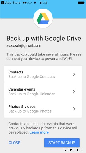 Googleドライブのバックアップ機能を使ってiPhoneからAndroidへ乗り換える方法
