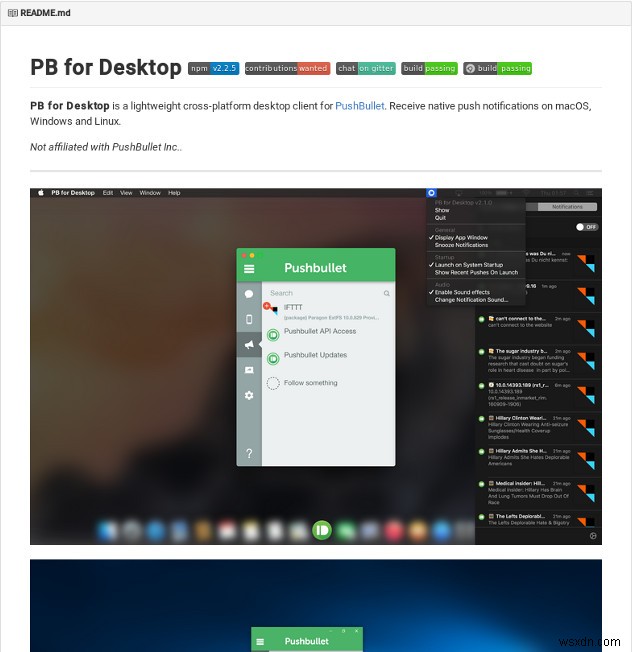 PB for DesktopでUbuntuにPushBulletデスクトップクライアントを導入する方法