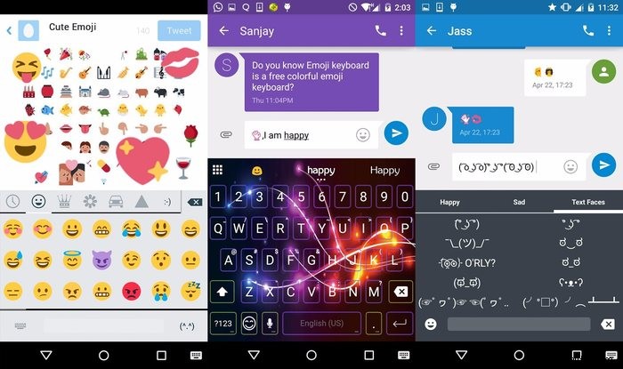 絵文字好き必見!Androidで使えるおすすめ絵文字キーボード4選