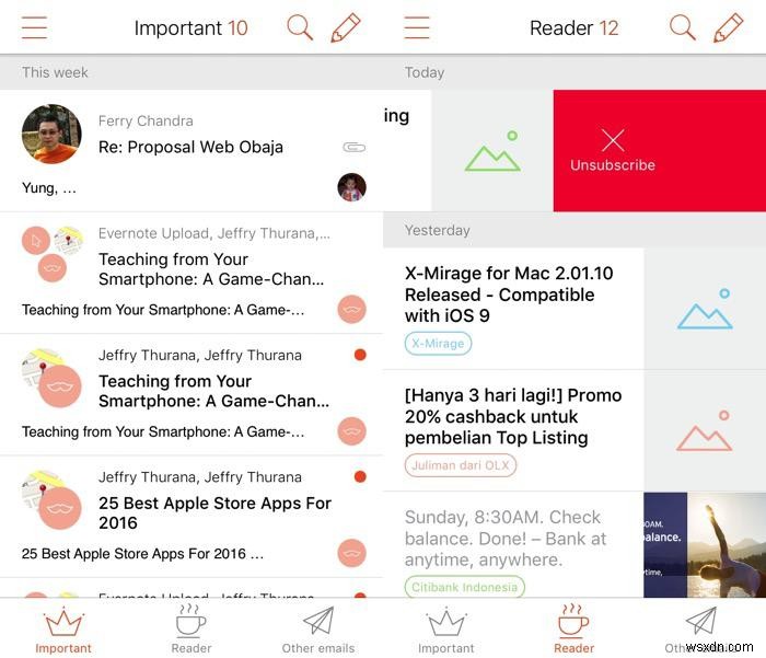 Mailboxの代わりになるiOS向けメールアプリ8選