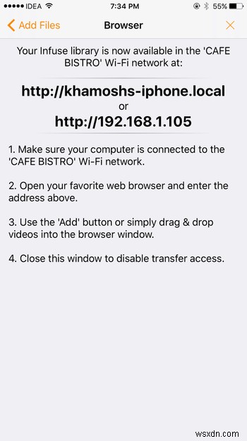 iTunes不要！PCからiPhone・iPadへ動画をWi-Fiでワイヤレス転送する方法（VLC＆Infuse）