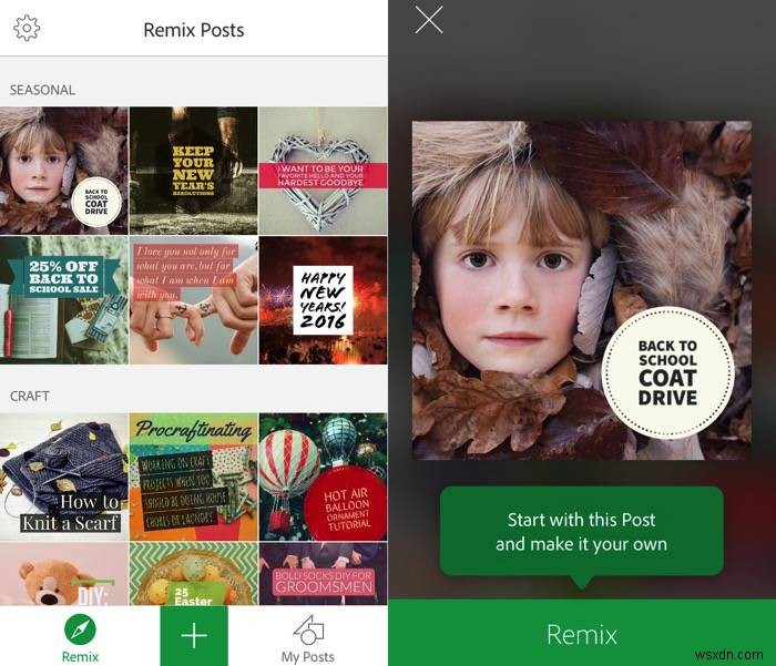 iOSアプリ「Adobe Post」の使い方|SNS映えする画像を数秒で作成する方法