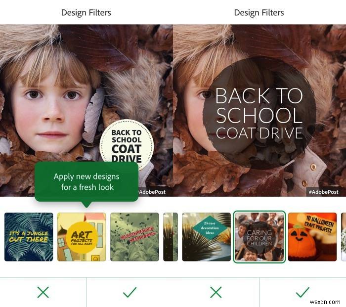 iOSアプリ「Adobe Post」の使い方|SNS映えする画像を数秒で作成する方法