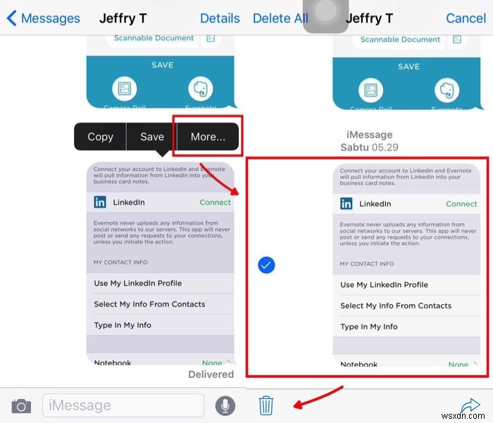 【iOS 9】「メッセージ」の画像をまとめて削除してiPhoneの空き容量を増やす方法