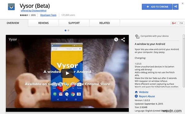 PCからAndroidスマホを完全操作できる無料アプリ「Vysor」の使い方
