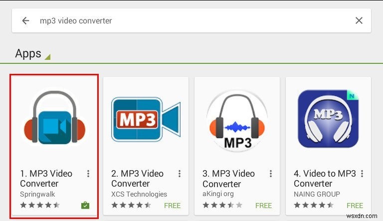 「MP3 Video Converter」でAndroidの動画を音声ファイル（MP3/AAC）に変換する方法