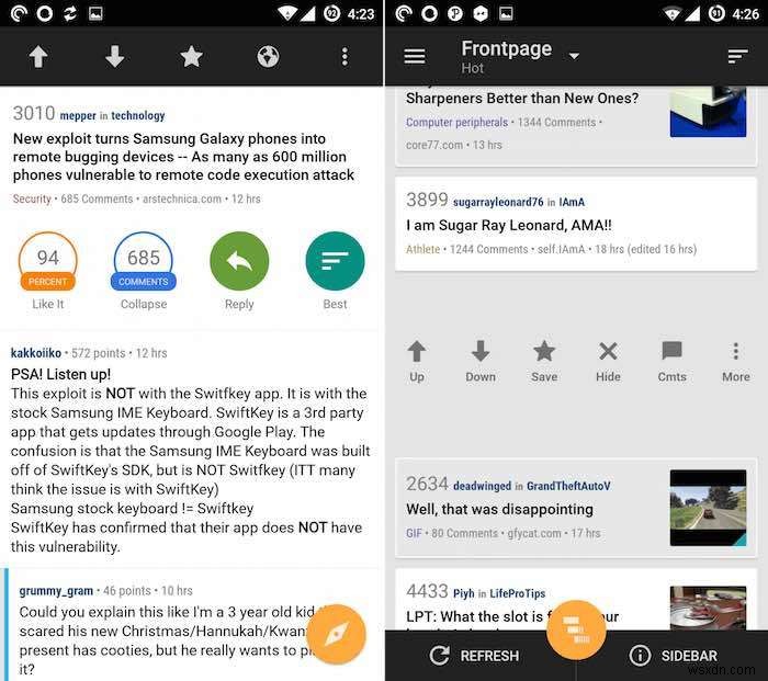 AndroidでRedditを快適に楽しむ!おすすめクライアントアプリ5選