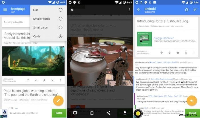 AndroidでRedditを快適に楽しむ!おすすめクライアントアプリ5選
