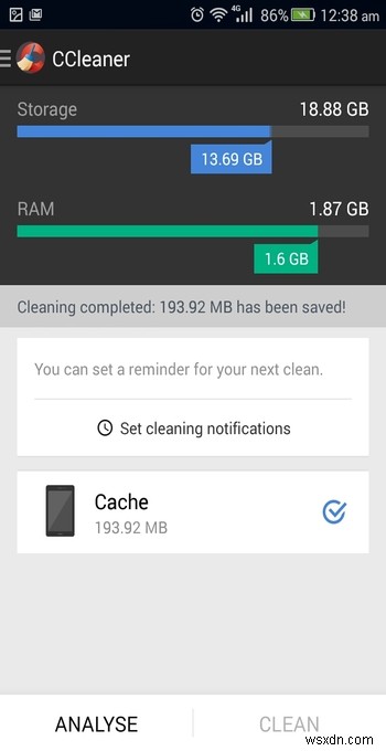 Androidスマホをクリーンアップして高速化するおすすめアプリ3選