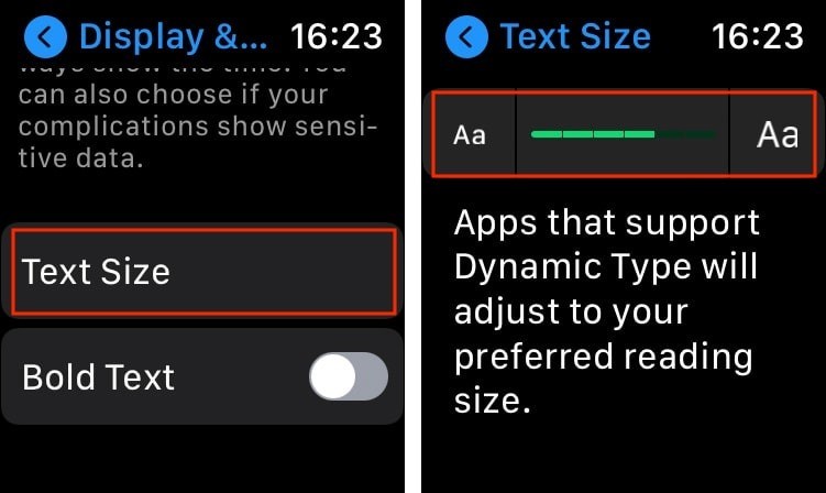 Apple Watchの文字サイズを大きくする方法｜iPhoneと本体からの2つの設定手順