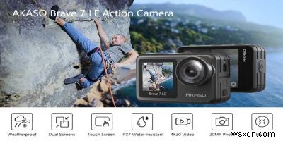 AKASO Brave 7 LE 実機レビュー|GoProの半額以下で買える4Kアクションカメラの実力