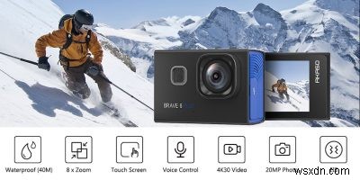 AKASO Brave 6 Plusアクションカメラ徹底レビュー：4K撮影で冒険の瞬間を捉える